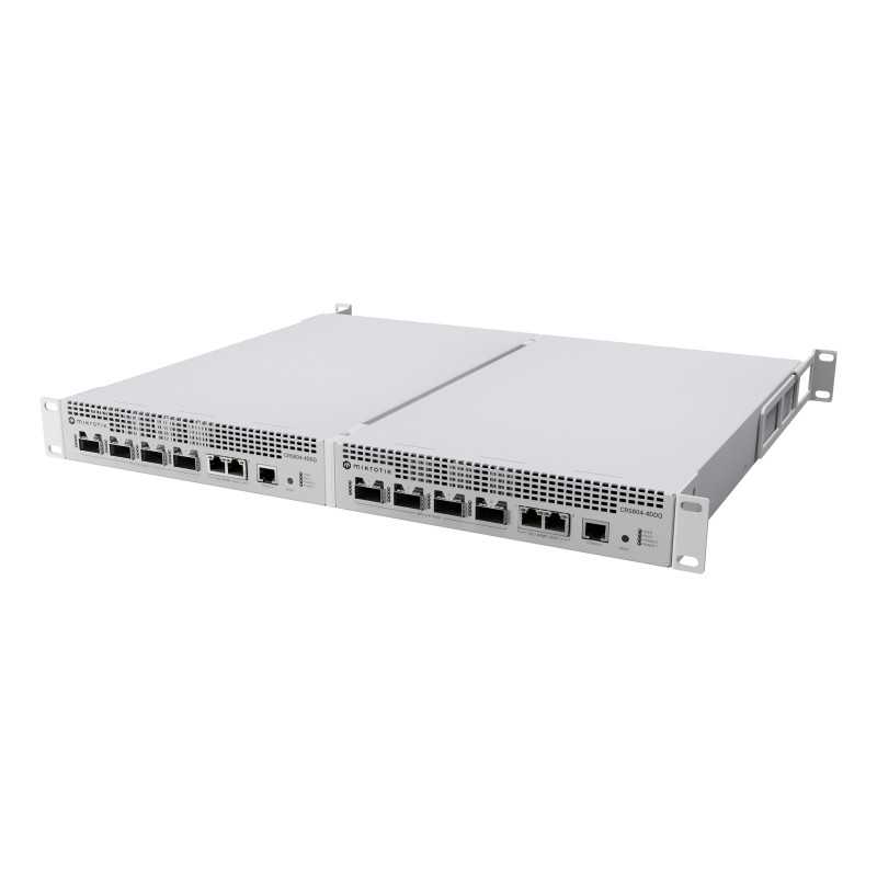 Mikrotik CRS804-4DDQ-hRM | Switch | 1U, 4x 400G QSFP56-DD, 2x 10GbE - Zdjęcie 3
