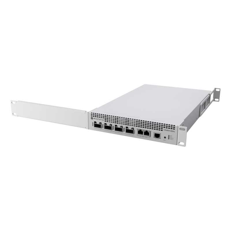 Mikrotik CRS804-4DDQ-hRM | Switch | 1U, 4x 400G QSFP56-DD, 2x 10GbE - Zdjęcie 4