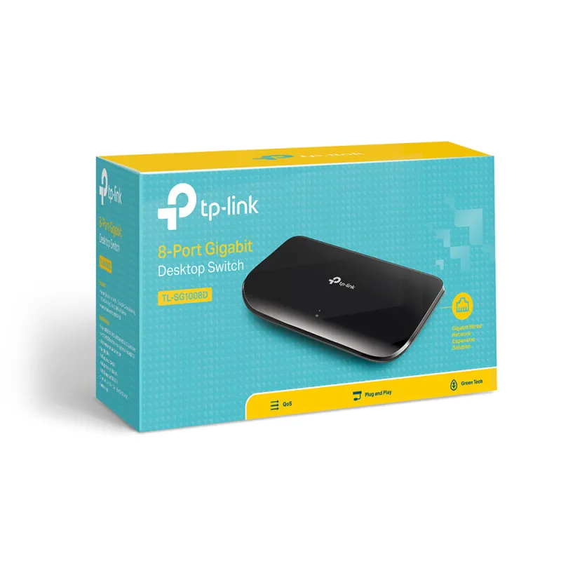 TP-Link TL-SG1008D | Switch | 8x RJ45 1000Mb/s, Desktop - Imagen 4