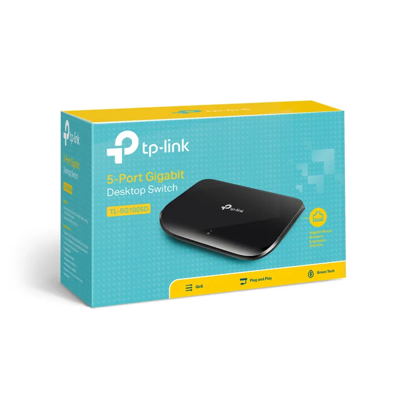 TP-Link TL-SG1005D | Schalter | 5x RJ45 1000Mb/s, Desktop - Bild 5