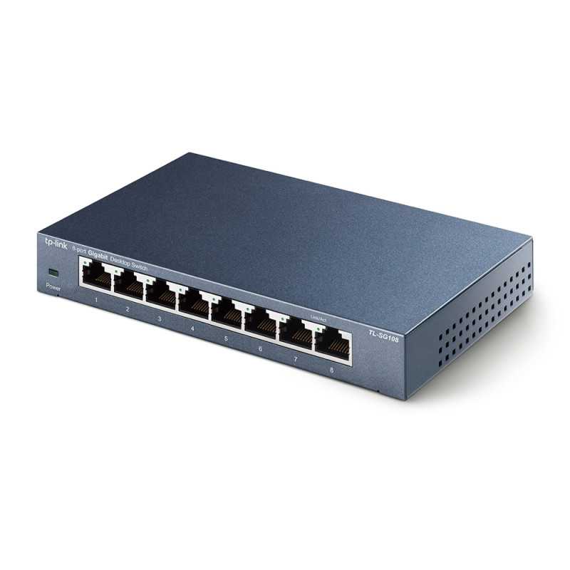 TP-Link TL-SG108 | Přepínač | 8x RJ45 1000Mb/s, Desktop, neřízený - Obrázek 2