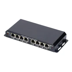 Extralink 8-7 PoE | Switch PoE | 7x 100Mb/s PoE, 1x Uplink RJ45, Fuente de alimentación 24V 2.5A - Imagen 3
