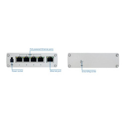 Коммутатор PoE Teltonika TSW100, 5x RJ45 1000Mb/s, 4x PoE, 60W - Изображение 6