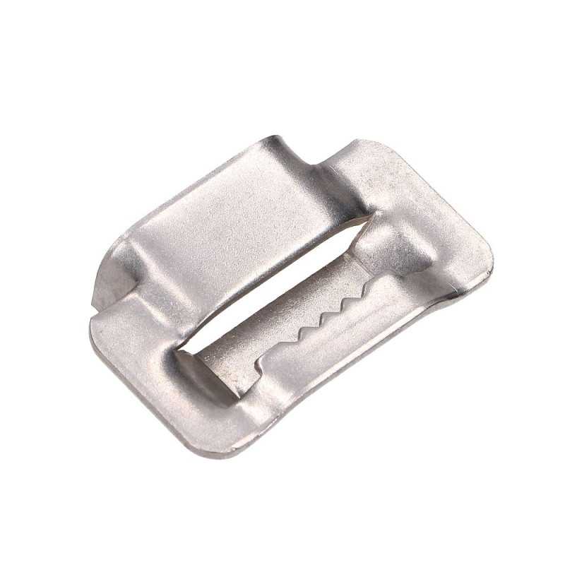 Extralink | Fivela de aço | para tira de aço de 20 mm, serrilhada - Imagem 2
