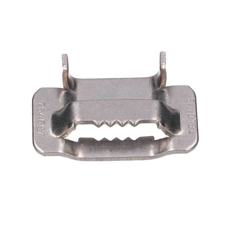 Extralink | Fivela de aço | para tira de aço de 20 mm, serrilhada - Imagem 3