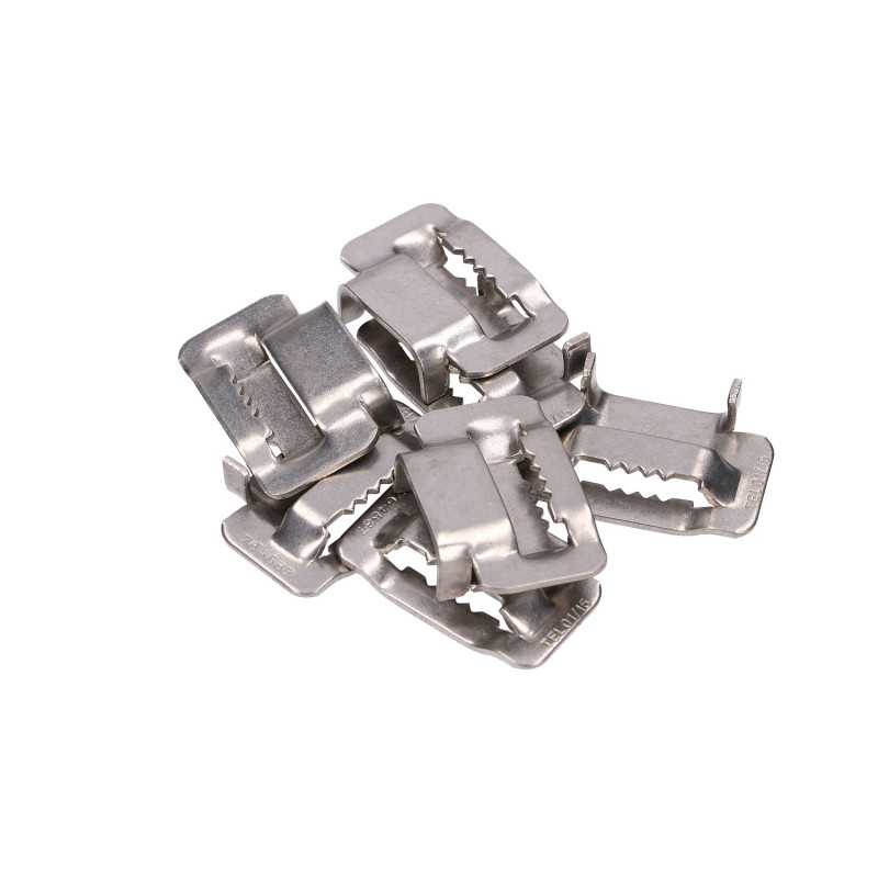 Extralink | Fivela de aço | para tira de aço de 20 mm, serrilhada - Imagem 4