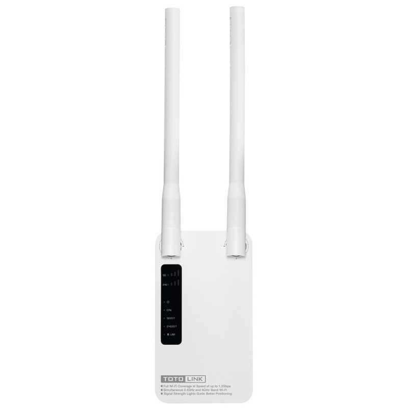 Totolink EX1200M | Extensor de rango WiFi | AC1200, Dual Band, 1x RJ45 100Mb/s, 2x 5dBi - Imagen 2