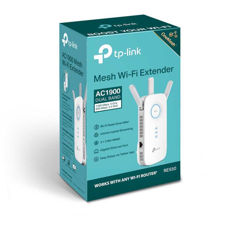 TP-Link RE550 | Extensor de alcance WiFi | AC1900, banda dupla, 1x RJ45 1000Mb/s - Imagem 4