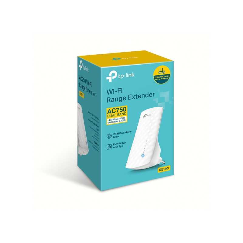 TP-Link RE190 Wi-Fi Genişletici, AC750, Çift Bant - Görsel 3