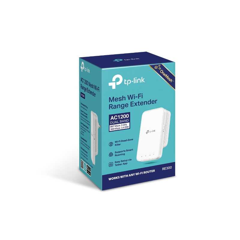 TP-Link RE300 | Extensor de rango Wi-Fi | Malla, AC1200, banda dual - Imagen 3