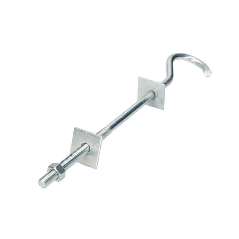 Extralink | Parafuso do gancho | para pendurar grampos tipo 12/230 mm, parafuso M12 - Imagem 2