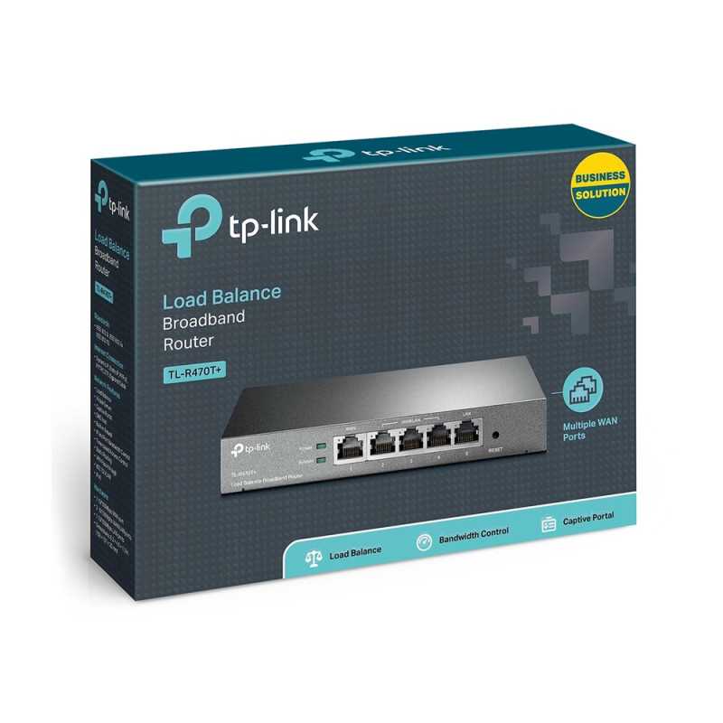 TP-Link TL-R470T+ | Roteador | 5x RJ45 100Mb/s, banda larga com balanceamento de carga - Imagem 3