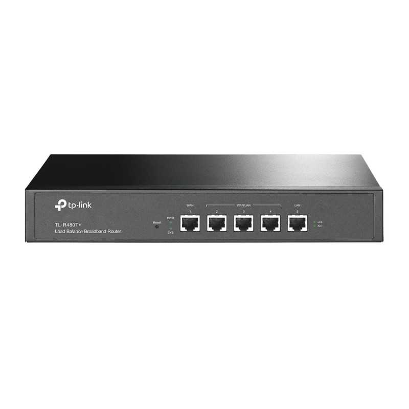 TP-Link TL-R480T+ | Router | 5x RJ45 100Mb/s, širokopásmové připojení s šířkou pásma vyváženou podle zatížení