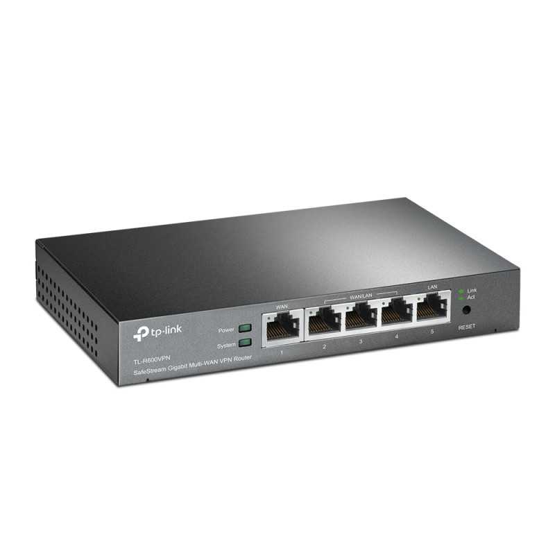 TP-Link TL-R600VPN | Roteador | 5x RJ45 1000Mb/s, Desktop, VPN SafeStream - Imagem 2