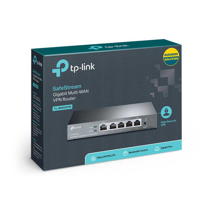 TP-Link TL-R600VPN | Router | 5x RJ45 1000Mb/s, Desktop, VPN SafeStream - Image 4