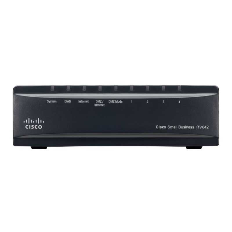 Маршрутизатор Cisco RV042, 4x RJ45 100Mb/s, 2x WAN, VPN - Изображение 3