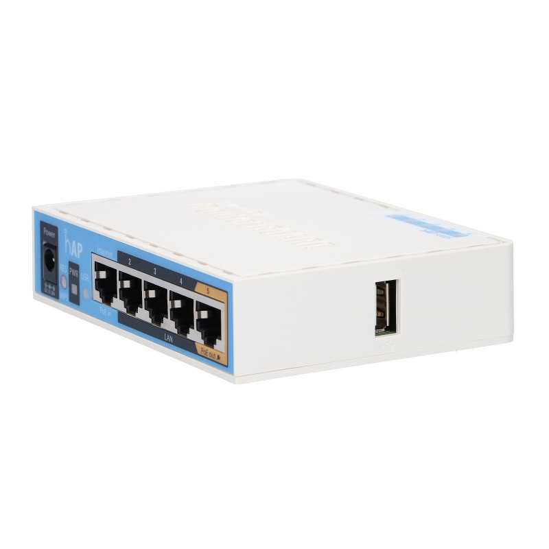 Роутер MikroTik hAP WiFi, RB951Ui-2nD, 2.4GHz, 5x RJ45 100Mb/s - Изображение 2