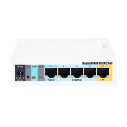 MikroTik RB951Ui-2HnD | WiFi Router | 2,4GHz, 5x RJ45...