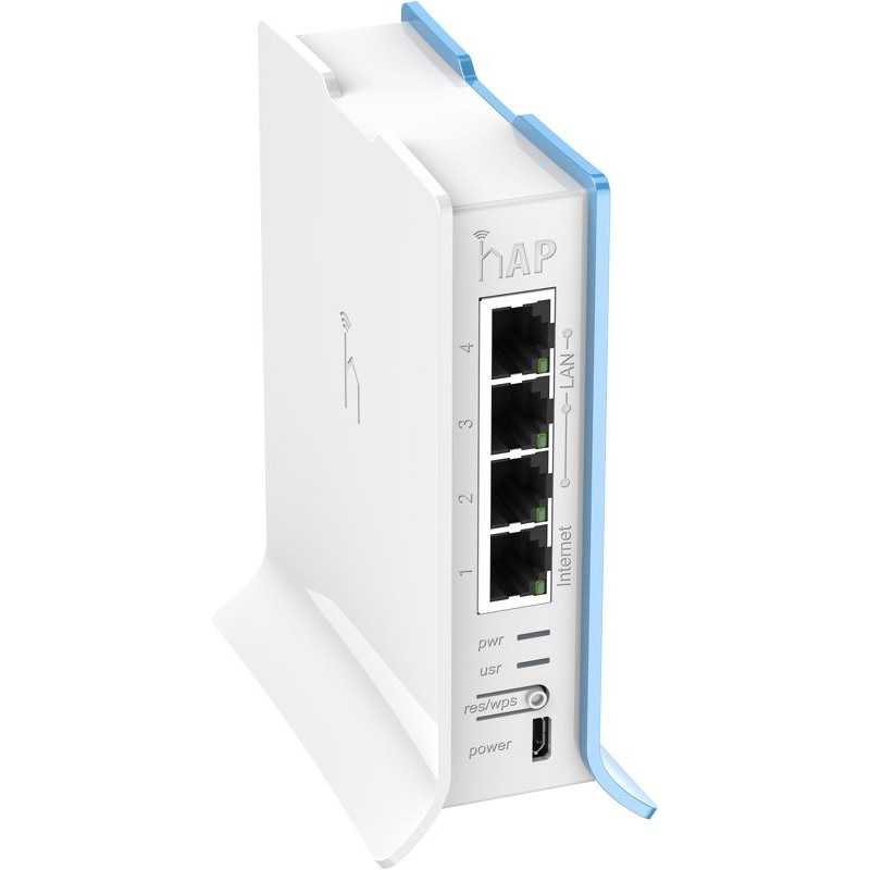 Маршрутизатор WiFi MikroTik hAP lite tower, RB941-2nD-TC, 2.4GHz, 4x RJ45 100Mb/s - Изображение 2