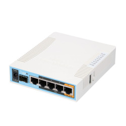 Маршвратор WiFi MikroTik hAP ac, RB962UiGS-5HacT2HnT, Двухдиапазонный, 5x RJ45 1000Mb/s, 1x SFP, 1x PoE - Изображение 4