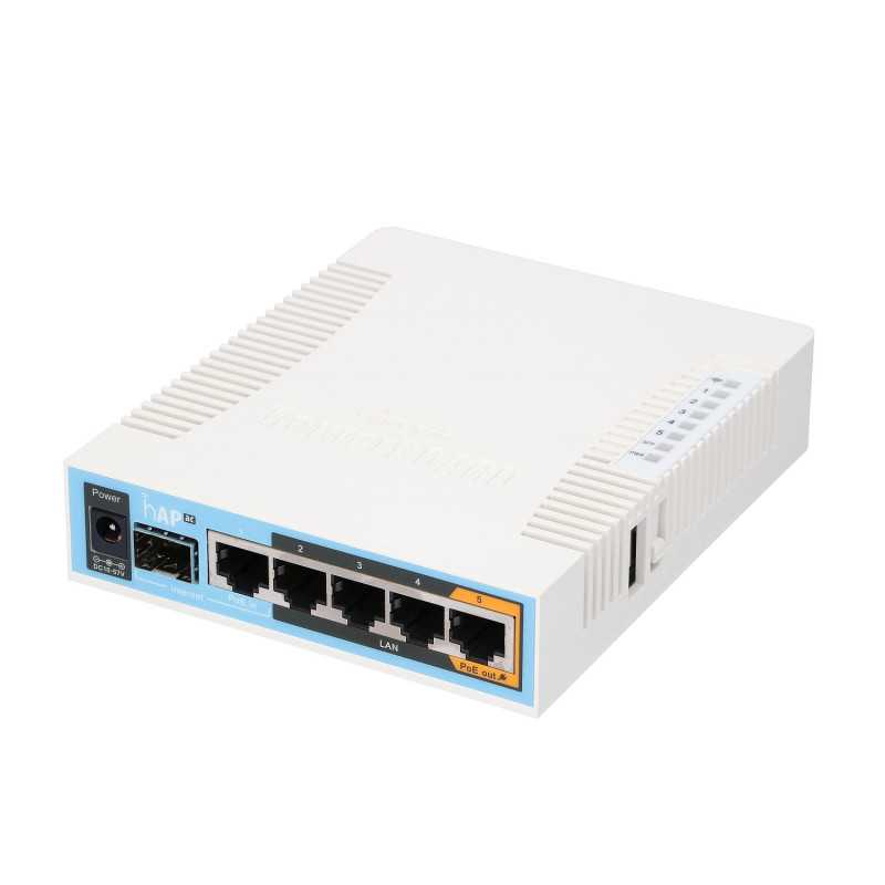 MikroTik hAP ac | WiFi Router | RB962UiGS-5HacT2HnT, Dual Band, 5x RJ45 1000Mb/s, 1x SFP, 1x PoE - Image 4