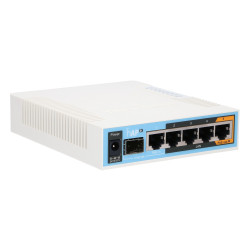 Маршвратор WiFi MikroTik hAP ac, RB962UiGS-5HacT2HnT, Двухдиапазонный, 5x RJ45 1000Mb/s, 1x SFP, 1x PoE - Изображение 5