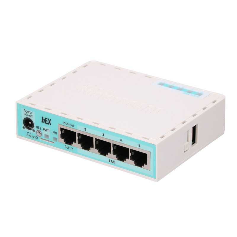 Маршрутизатор MikroTik hEX RB750Gr3, 5x RJ45 1000Mb/s, 1x USB - Изображение 4