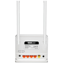 Totolink ND300 V2 | Router WiFi | 300Mb/s, 2,4GHz, 3x RJ45 100Mb/s,1x RJ11, ADSL2/2+, 2x 5dBi - Obrázek 3