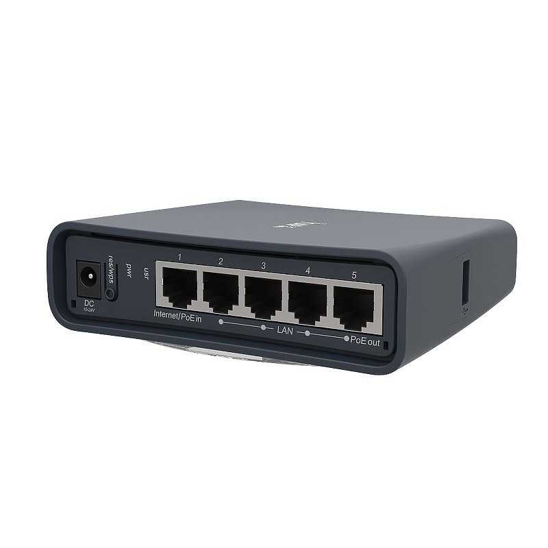 Маршрутизатор MikroTik hAP ac lite tower, RB952Ui-5ac2nD-TC, Двухдиапазонный, 5x RJ45 100Mb/s - Изображение 5
