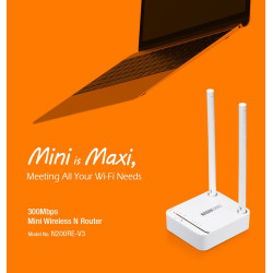 Totolink N200RE V3 Wifi Routeri, 300Mb/s, 2.4GHz, 3x RJ45 100Mb/s, 2x 5dBi - Görsel 7