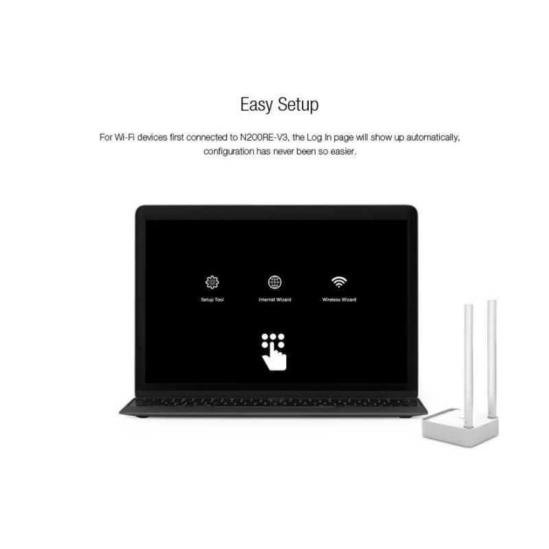 Totolink N200RE V3 | Router WiFi | 300Mb/s, 2,4GHz, 3x RJ45 100Mb/s, 2x 5dBi - Obrázek 10