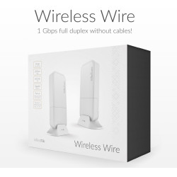 MikroTik Wireless Wire | Rádiová linka | RBwAPG-60adkit, 60GHz, 1x RJ45 1000Mb/s - Obrázek 2
