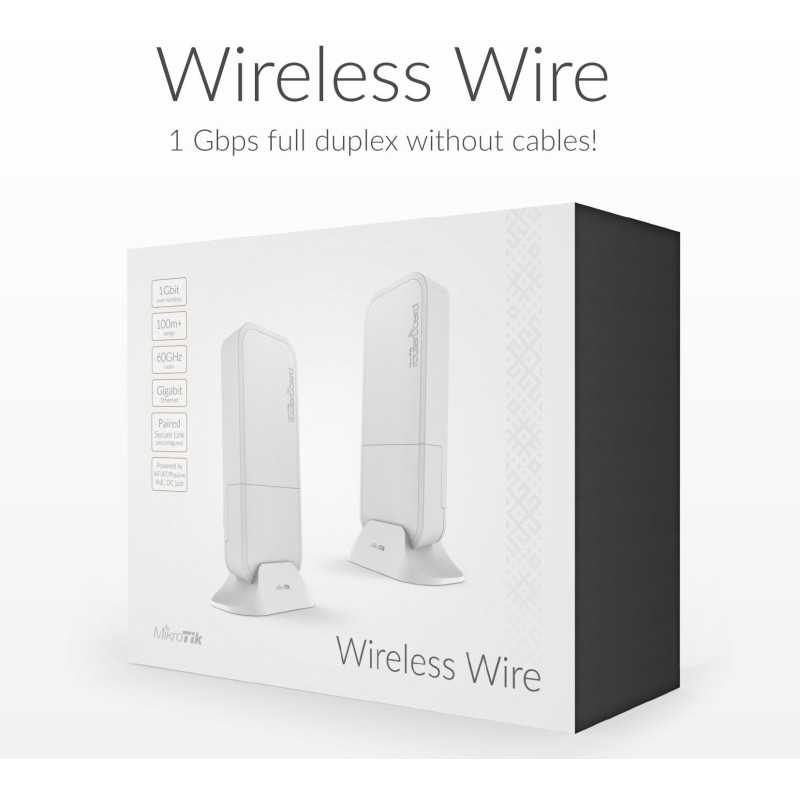 MikroTik Wireless Wire | Funklink | RBwAPG-60adkit, 60GHz, 1x RJ45 1000Mb/s - Bild 2