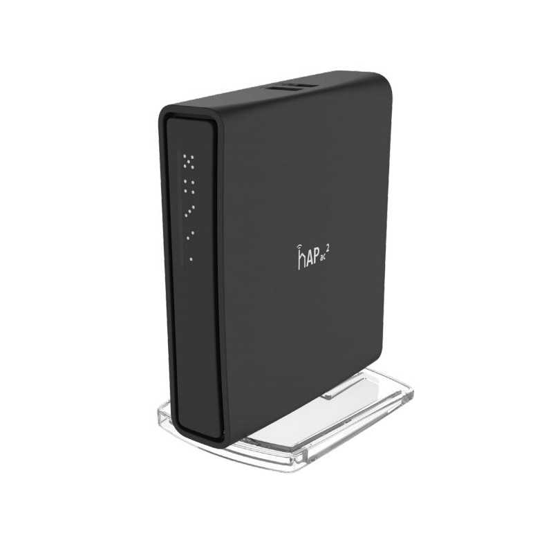 MikroTik hAP ac2 tower | Router WiFi | RBD52G-5HacD2HnD-TC, Dual Band, 5x RJ45 1000Mb/s, 1x USB - Zdjęcie 2