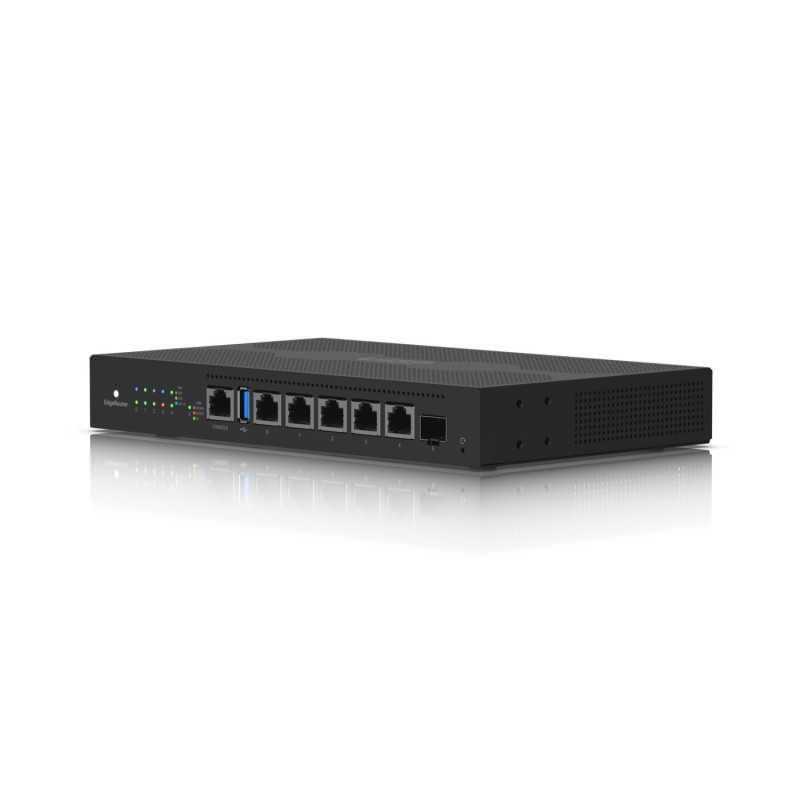 Ubiquiti ER-6P | Router | EdgeMAX EdgeRouter, 5x RJ45 1000Mb/s Passives PoE, 1x SFP - Bild 2