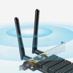 TP-Link Archer T6E | WiFi-Netzwerkadapter | AC1300, PCI Express, Dual Band - Bild 3