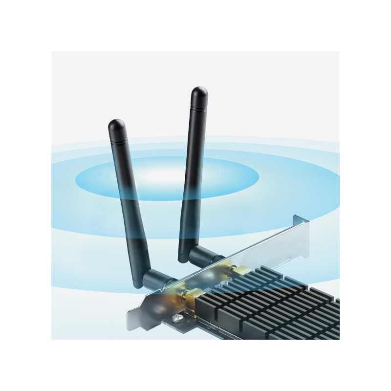 TP-Link Archer T6E | WiFi-Netzwerkadapter | AC1300, PCI Express, Dual Band - Bild 3