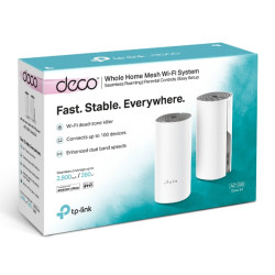 TP-Link Deco E4 2-Pack | WiFi Router | AC1200, Dual Band, Mesh, 4x RJ45 100Mb/s - Bild 3