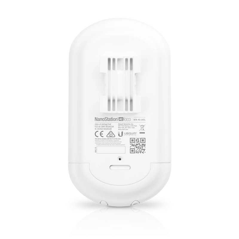 Ubiquiti LOCO5AC | CPE | NanoStation 5AC loco, 5GHz, 1x RJ45 1000Mb/s, 13dBi - Imagem 2