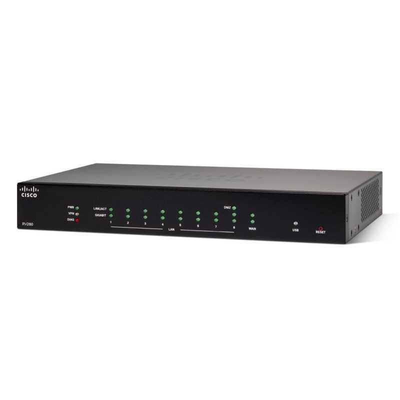 Cisco RV260 | Router | 8x RJ45 1000 Mbps, 1x WAN, VPN - Immagine 2