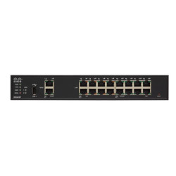 Маршрутизатор Cisco RV345P, 16x RJ45 1000Mb/s, 8x PoE, 2x WAN, 2x USB, VPN - Изображение 2
