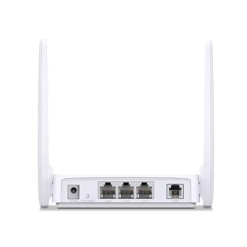 Mercusys MW300D | WiFi Router | ADSL2+, 2,4GHz, 3x RJ45 100Mbps, 1x RJ11 - Bild 2
