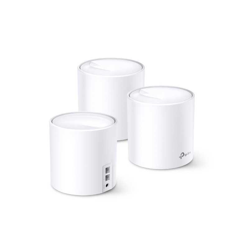 Маршрутизатор WiFi TP-Link Deco X60 3-Pack, Mesh, AX3000, Двойной Диапазон, OFDMA, MU-MIMO, 2x RJ45 1000Mb/s - Изображение 2