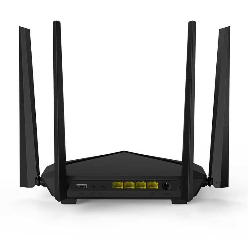 Tenda AC10U WiFi Router, AC1200 Çift Bant, 4x RJ45 1000Mb/s, 1x USB - Görsel 3
