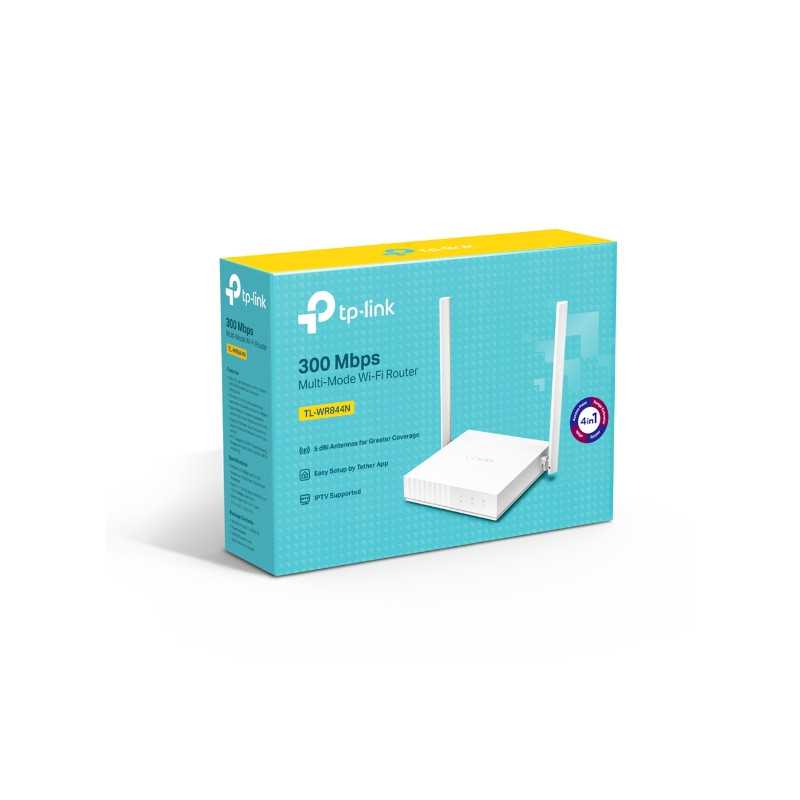 TP-Link TL-WR844N | Router WiFi | N300, 5x RJ45 100Mb/s, wiele trybów pracy - Zdjęcie 3