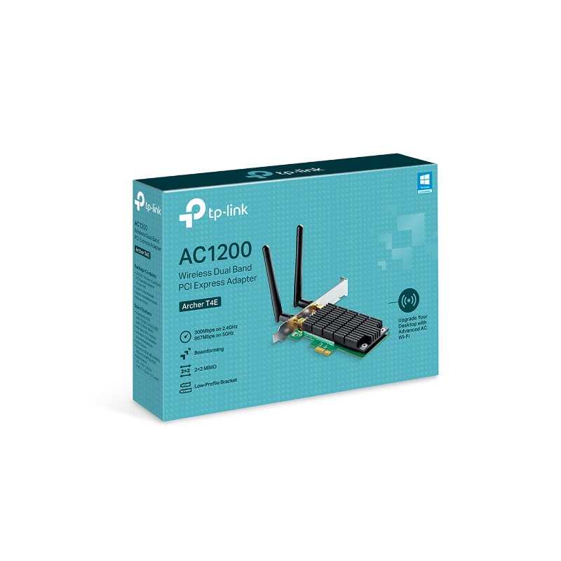 Сетевая карта WiFi TP-Link Archer T4E, PCI Express, AC1200, Dual Band - Изображение 3