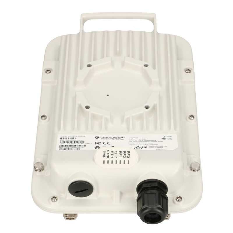 Cambium PTP 550E Connectorized ROW | CPE | 5GHz, 1x RJ45 1000Mb/s, 1x SFP, 2x N-type, kabel EU - Zdjęcie 4