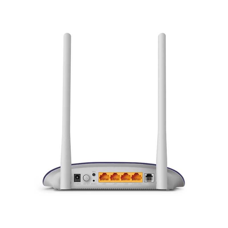 Маршрутизатор WiFi TP-Link TD-W9960, N300, VDSL/ADSL, 2.4GHz, 4x RJ45 100Mb/s, 1x RJ11 - Изображение 2