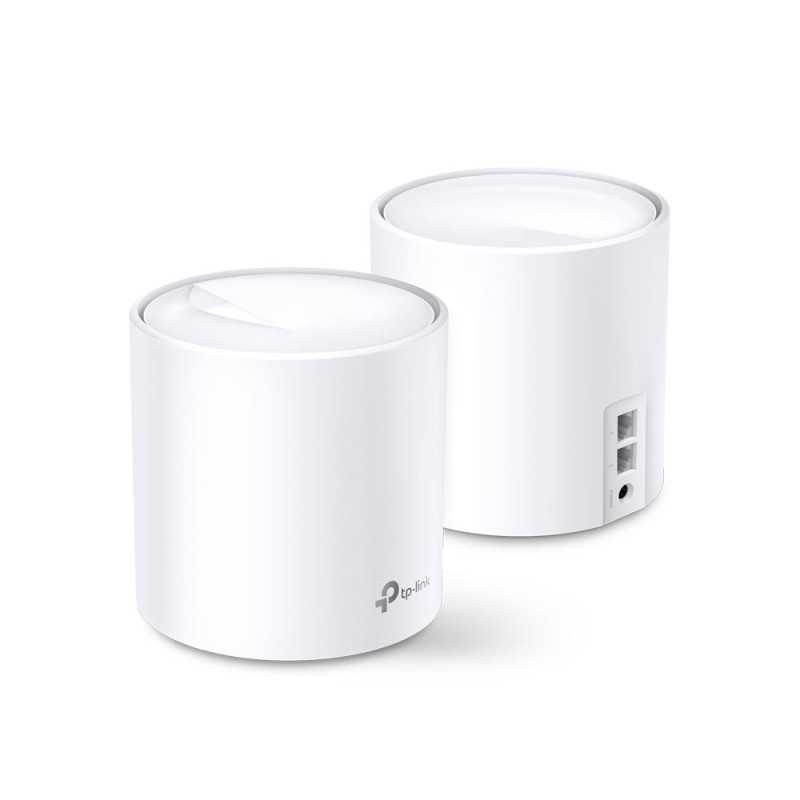 Роутер WiFi TP-Link Deco X20 2-Pack, Mesh, AX1800, Двуканальный, OFDMA, MU-MIMO, 2x RJ45 1000Mb/s - Изображение 2