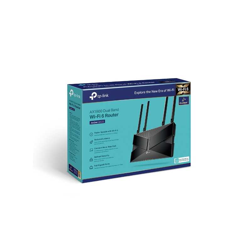 TP-Link Archer AX23 | Wi-Fi Yönlendirici | WiFi6, AX1800, Çift Bant, 5x RJ45 1000Mb/sn - Görsel 3